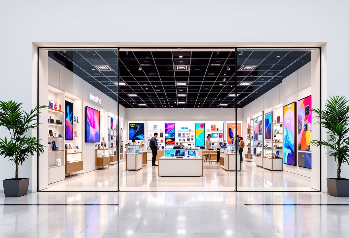 image of physical storefront (for a tech gadgets store)